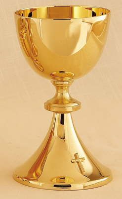 Gold Ciborium With Lid 7 -? Host Capacity 165 high